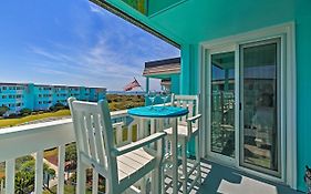 Walk To Beach Ocean-View Atlantic Beach Condo!